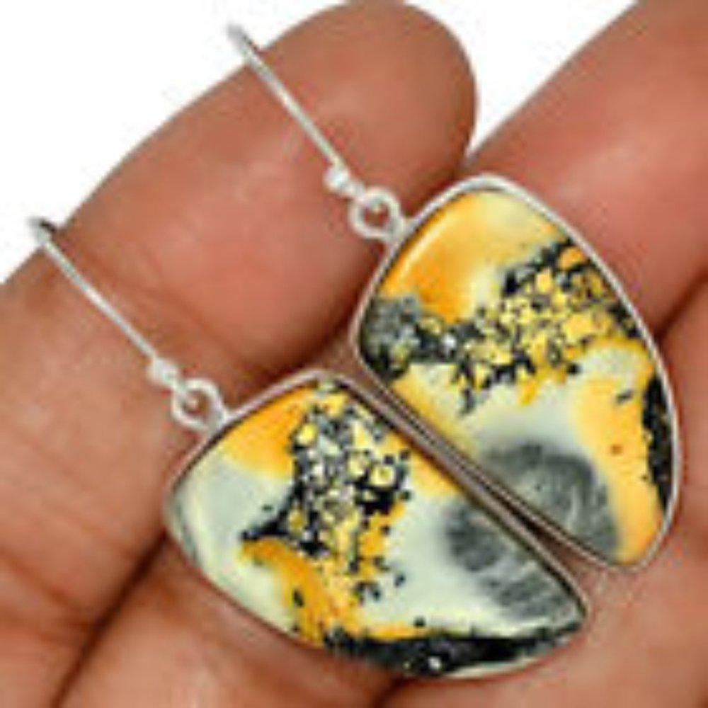 natural Maligano Jasper solid Sterling Silver